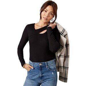LNA Emelie Rib Long Sleeve Top